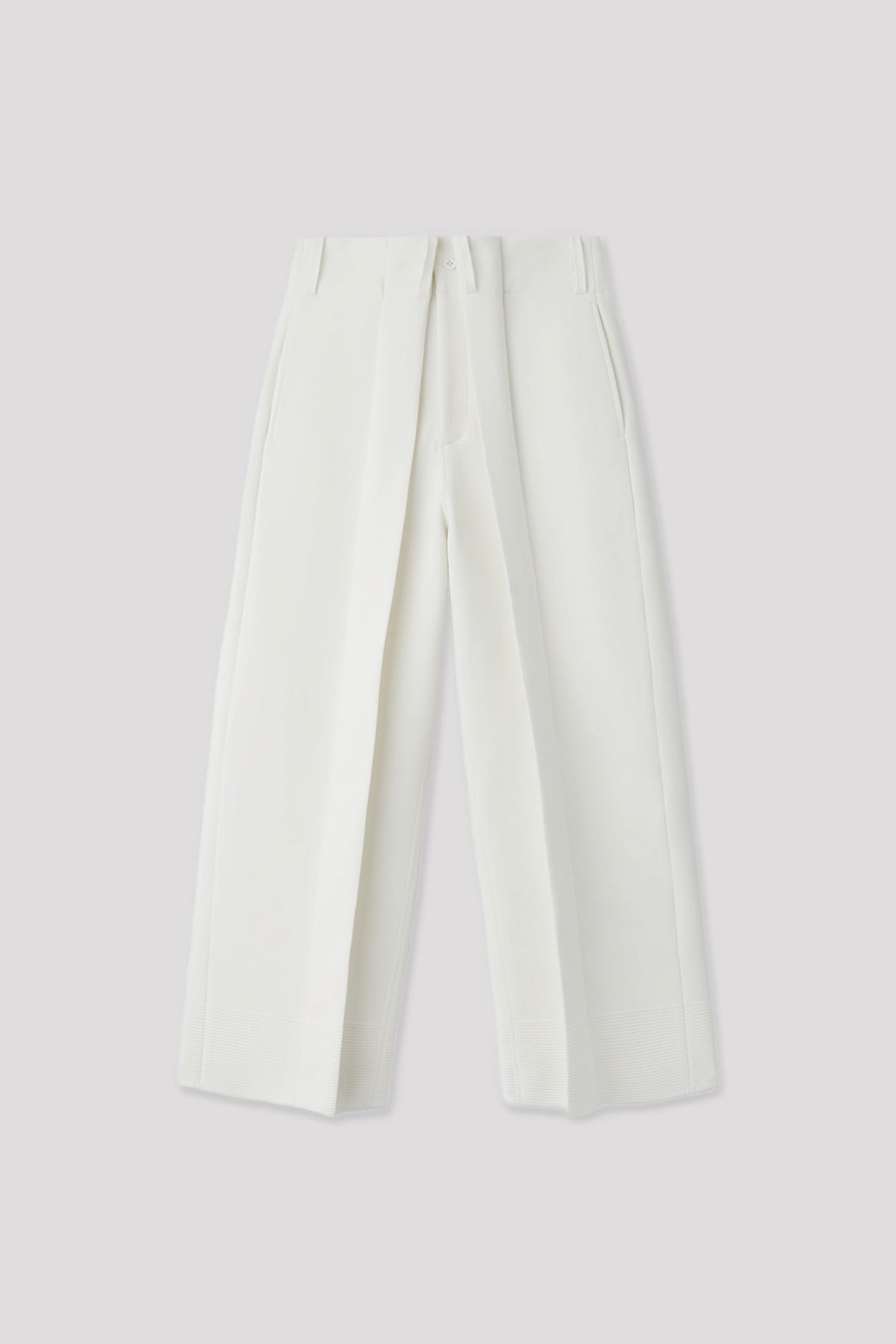 MILAN CREASE WIDE STRAIGHT PANTS