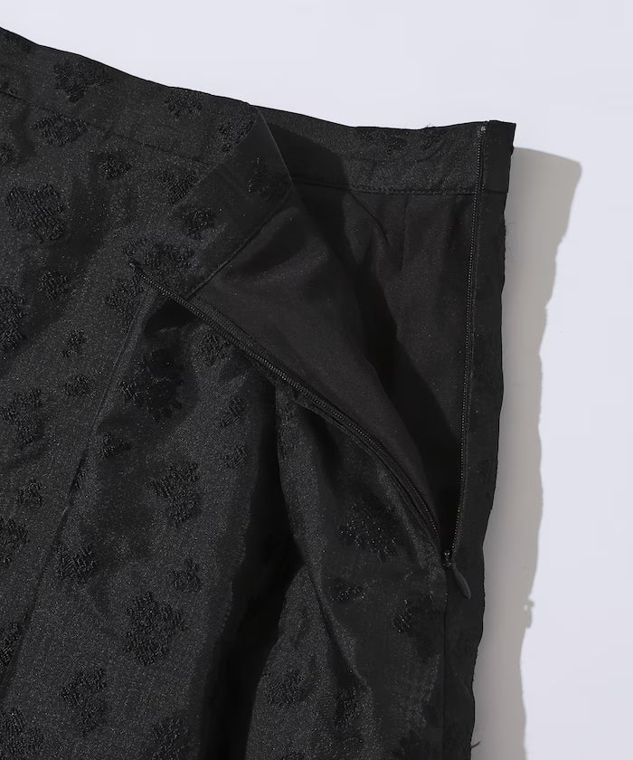 Flower Sheer Jacquard Cocoon Skirt - Released on February 12 at 12:00