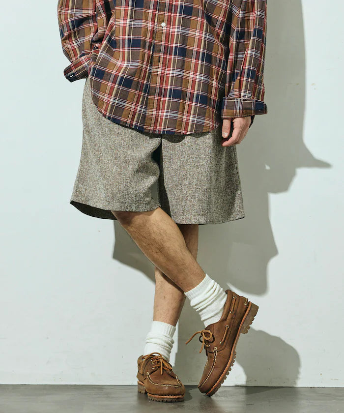 Summer Tweed Easy Wide Shorts / Compatible with Setup