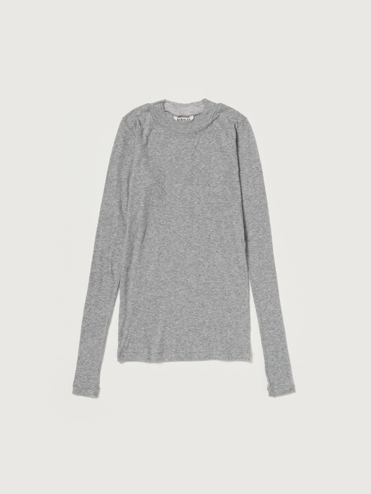 SUPER HIGH GAUGE SHEER RIB L/S TEE