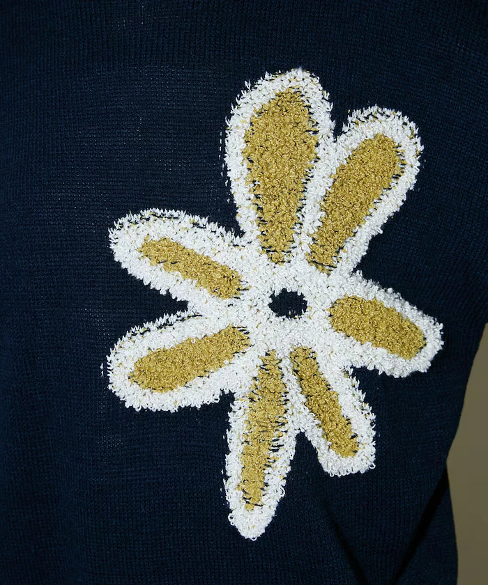 Boucle Flower Pullover Knit [Limited Edition]