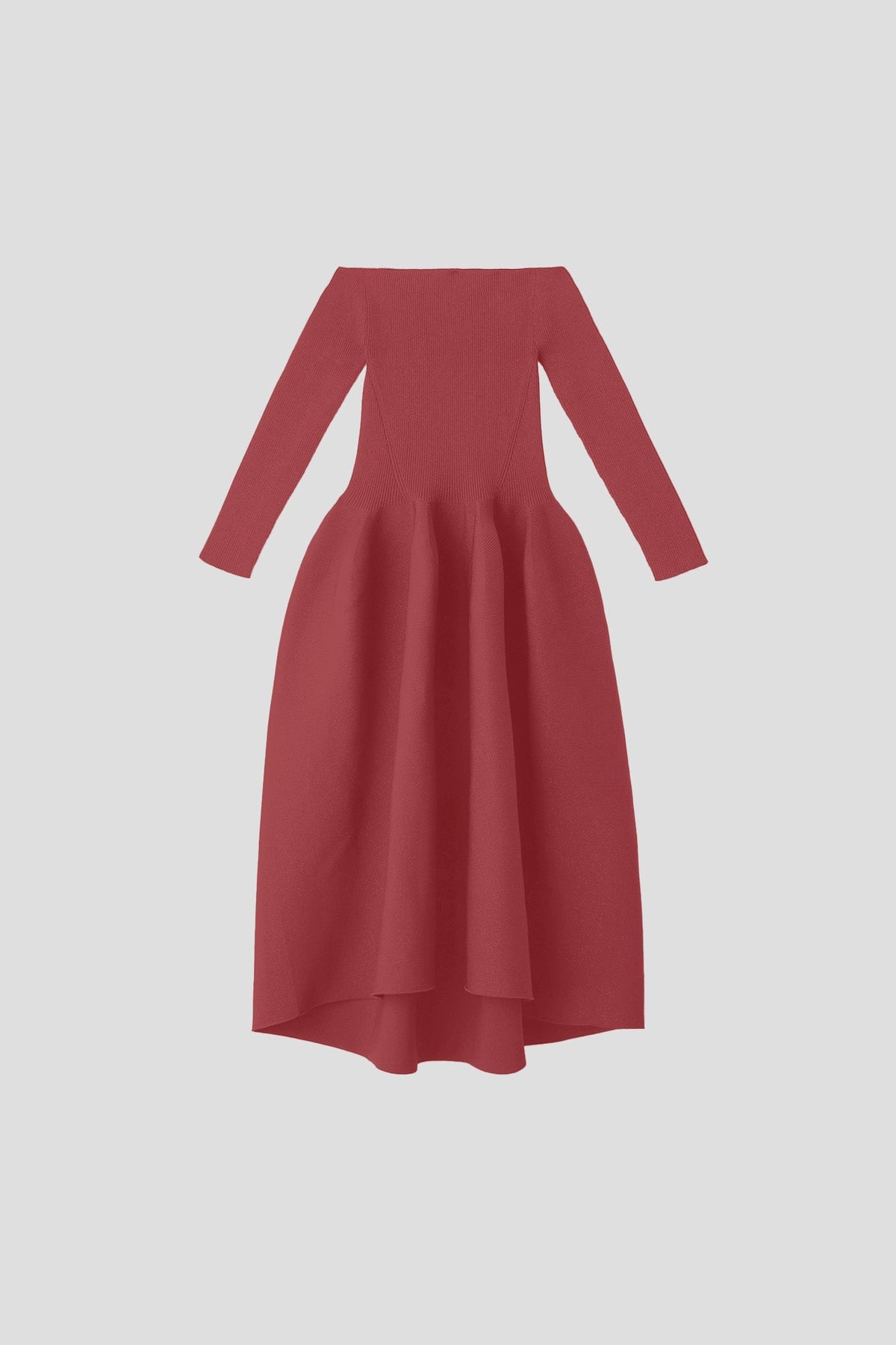 POTTERY HS OFF SHOULDER LONG SLEEVE DRESS
