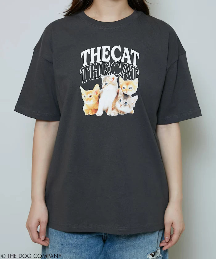 THE DOG / THE CAT Collegiate Style T-Shirt Limited Edition
