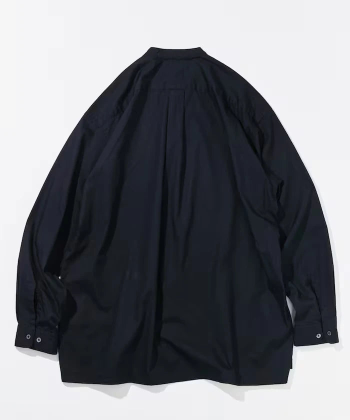 Broadcloth Band Collar Shirt