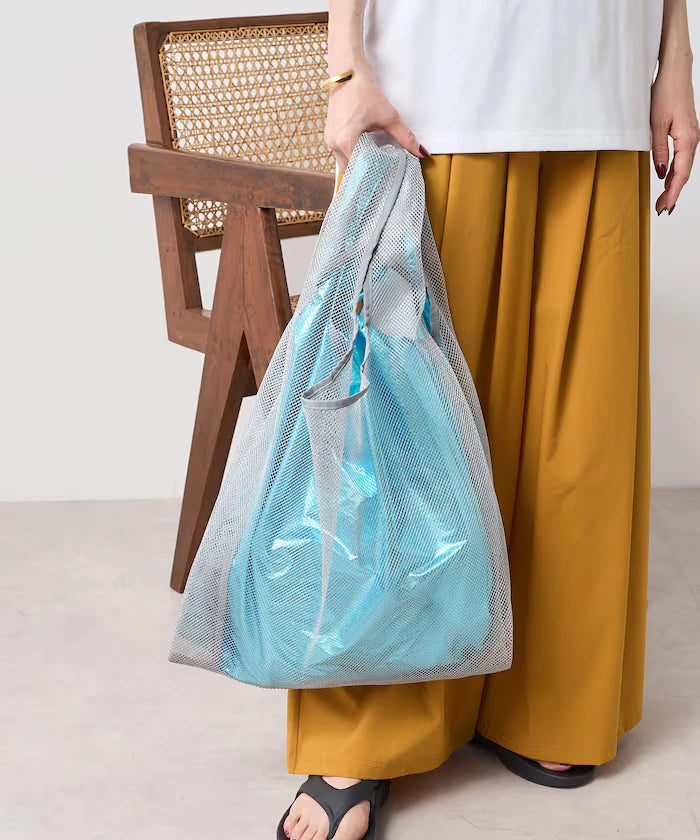 Multiway Frill Shoulder Layered Mesh Bag