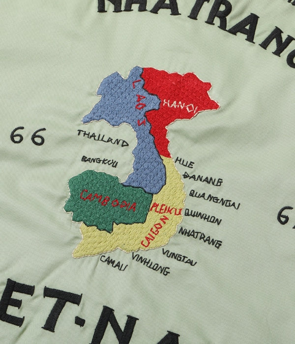Mid 1960s Style Cotton Vietnam Jacket “VIETNAM MAP”
