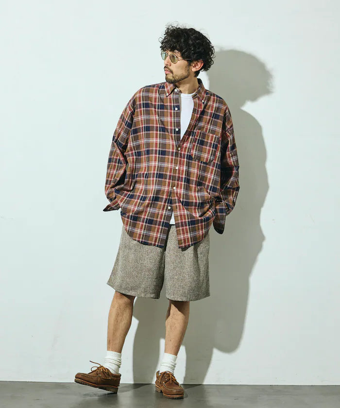 Summer Tweed Easy Wide Shorts / Compatible with Setup