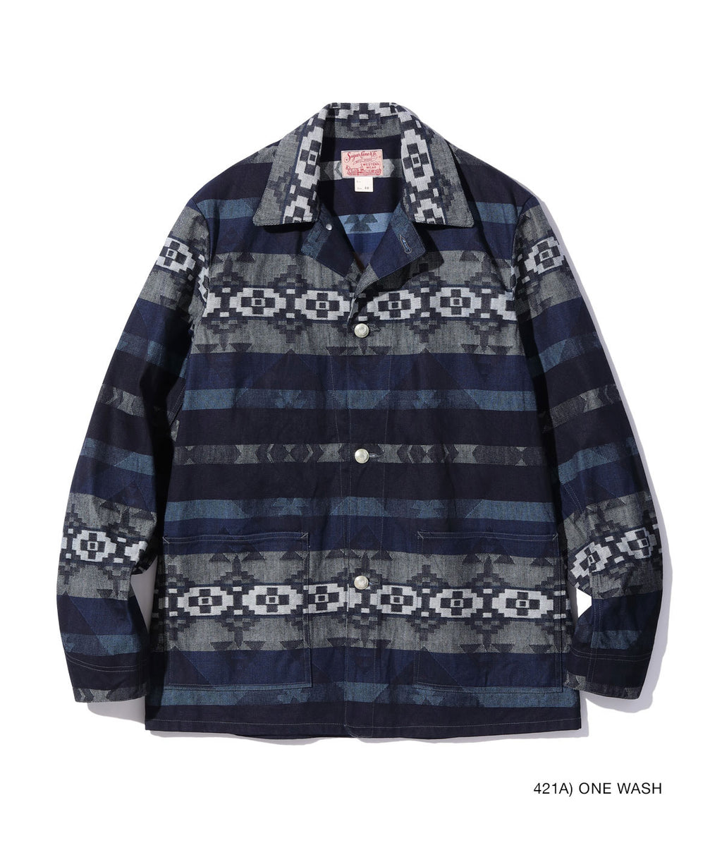 NATIVE AMERICAN COTTON JACQUARD JACKET
