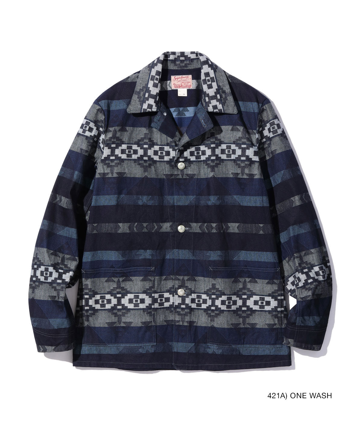 NATIVE AMERICAN COTTON JACQUARD JACKET