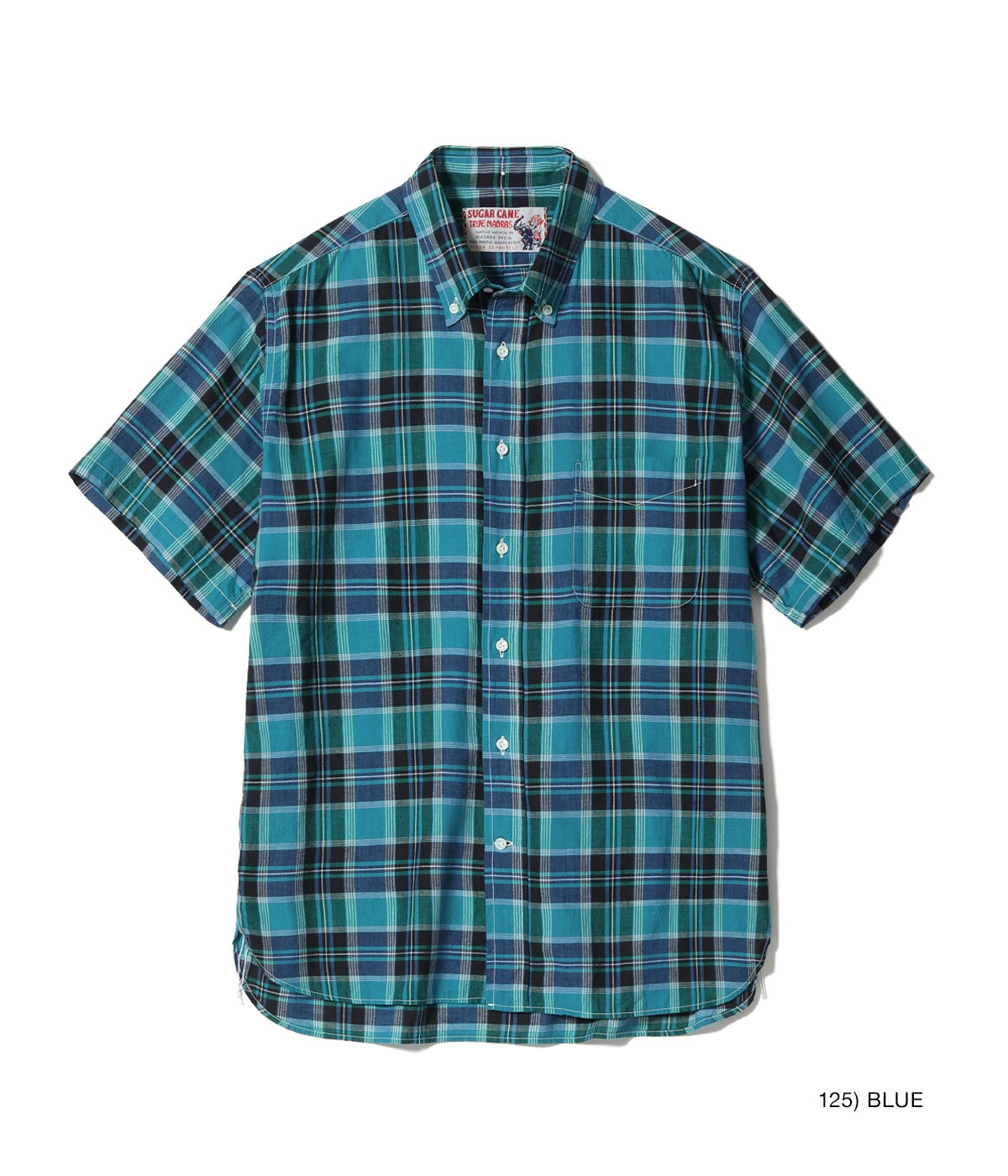 Madras Check Button Down Shirt