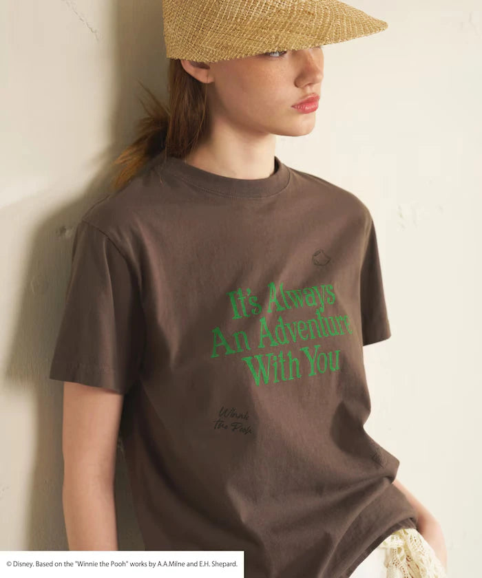 Winnie-the-Pooh Message Print T-Shirt