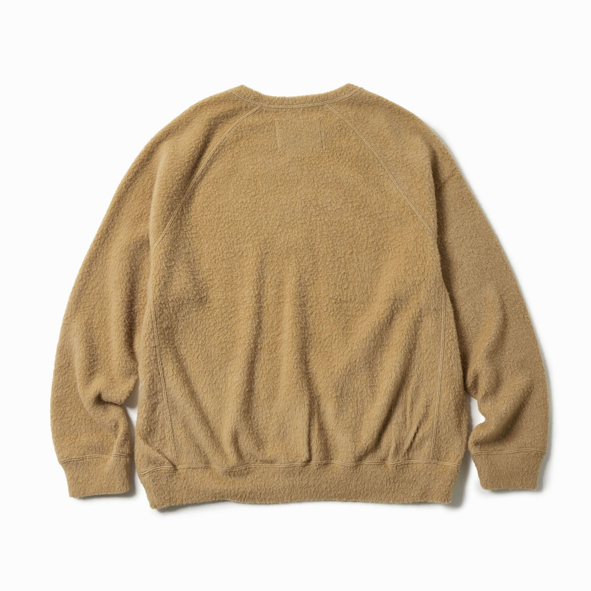 GL69593 / WOOL SUPER 140's FLEECE RAGLAN CREW NECK SHIRT