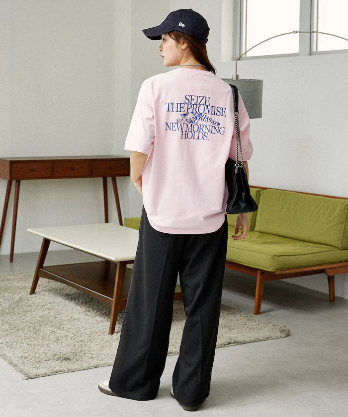 <Functional Material> PROMISE Cat Print T-Shirt Limited Release