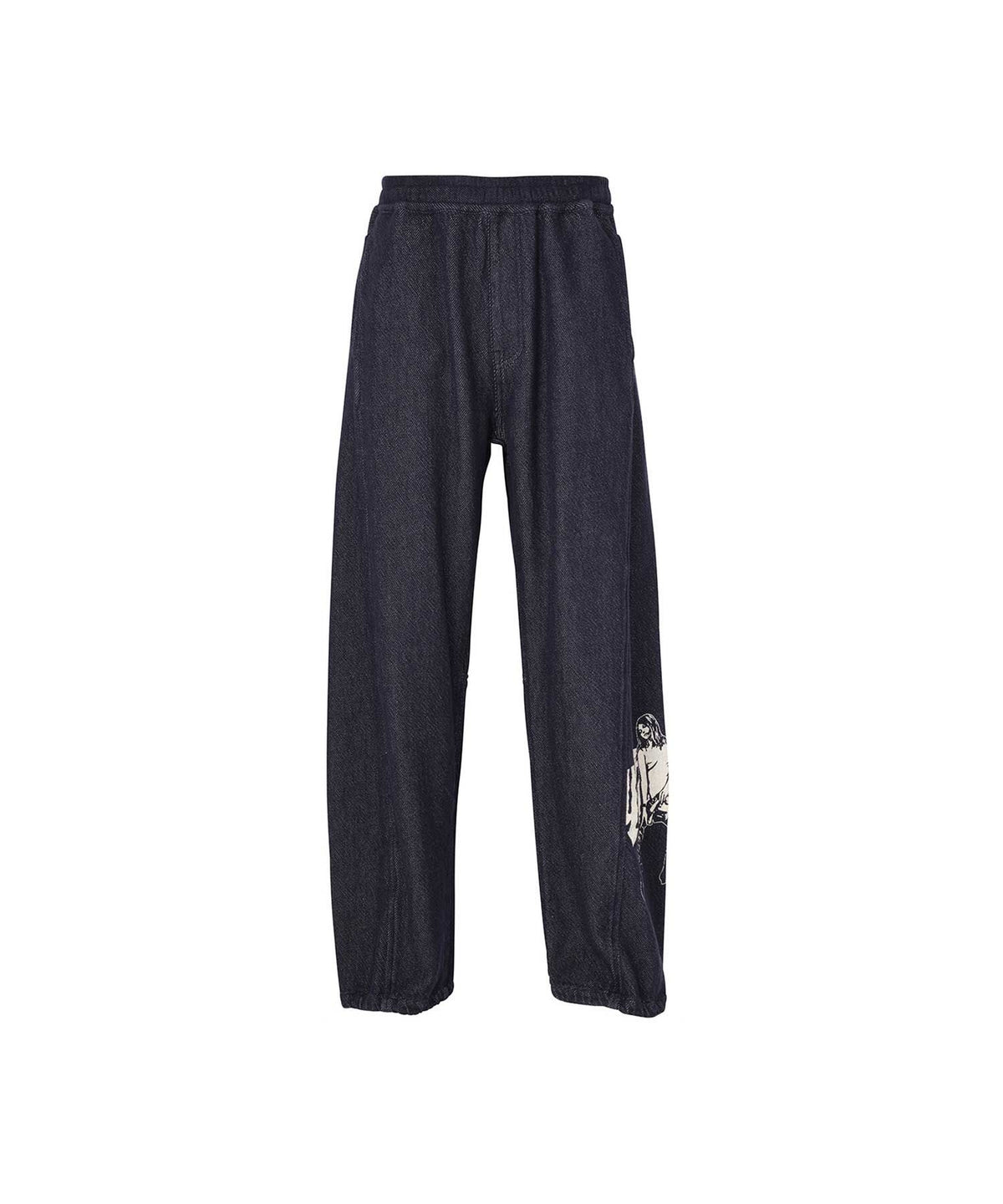 UP DOWN GIRL Denim Easy Pants