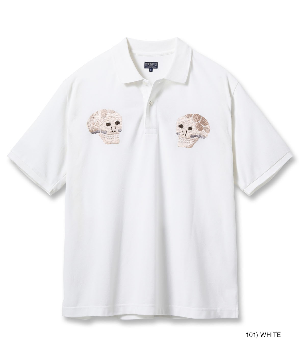 Suka Polo Shirt Embroidered 'Skull & Snake'