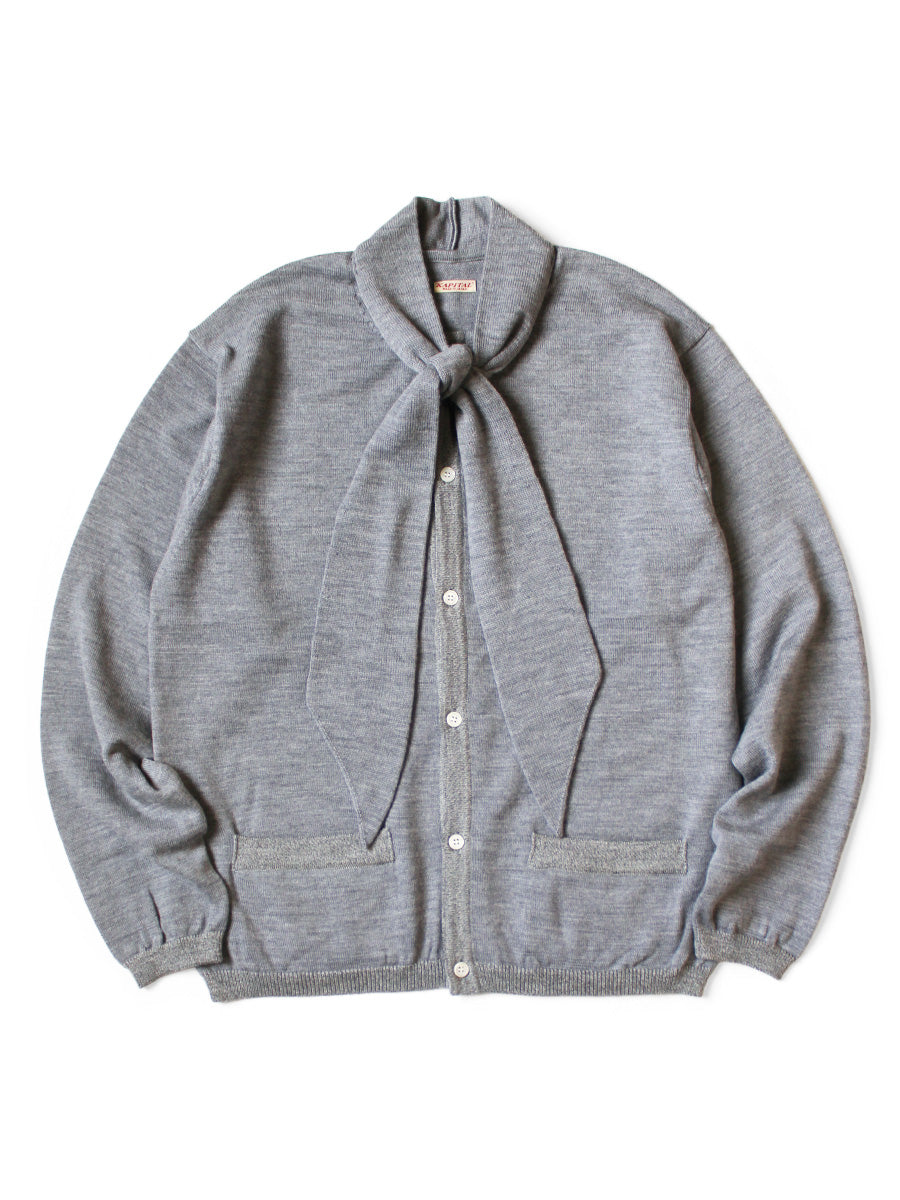 12G Knit Bow Tie Cardigan (M's)