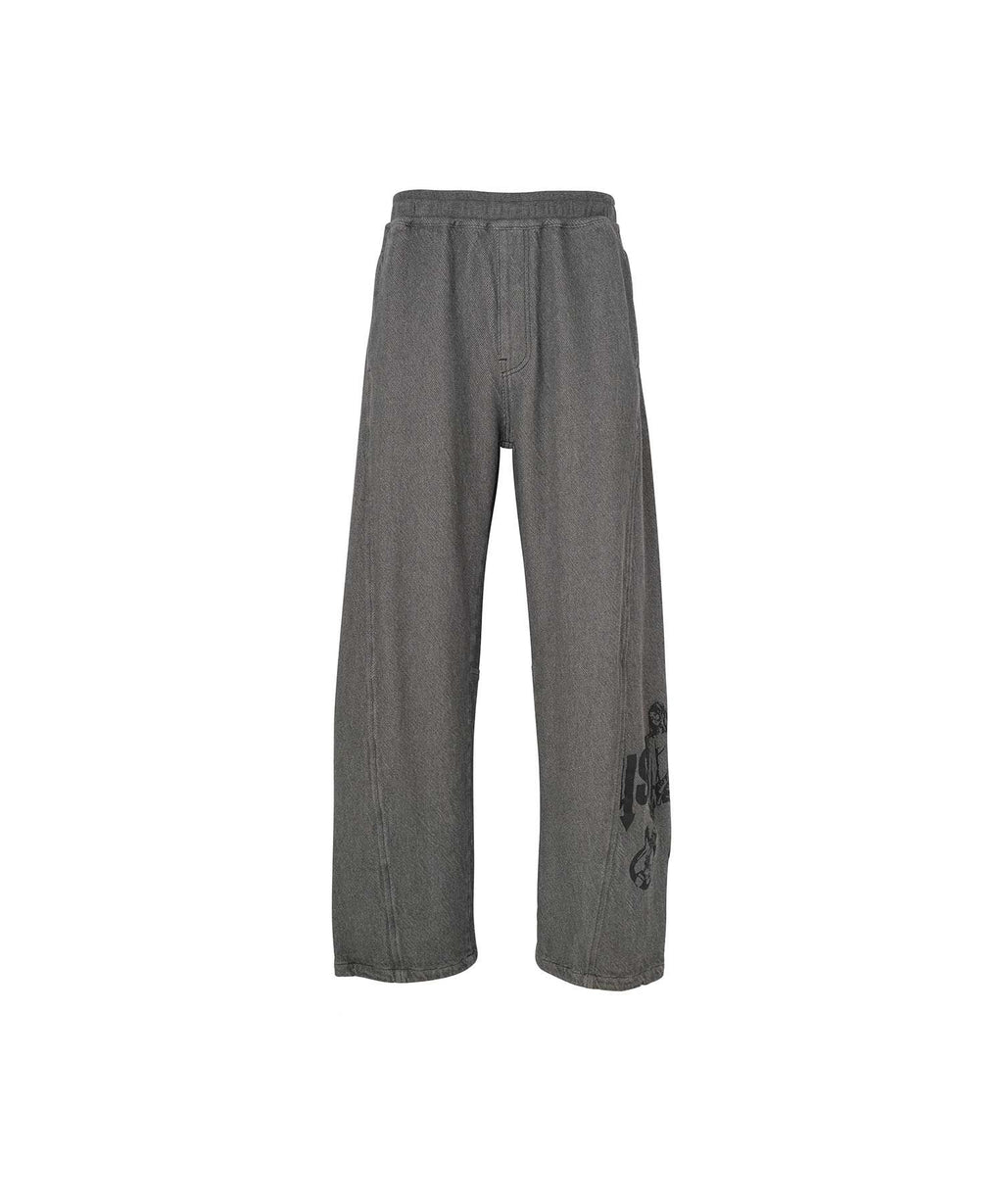 UP DOWN GIRL Denim Easy Pants