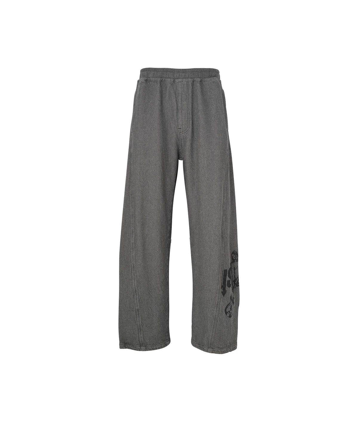 UP DOWN GIRL Denim Easy Pants
