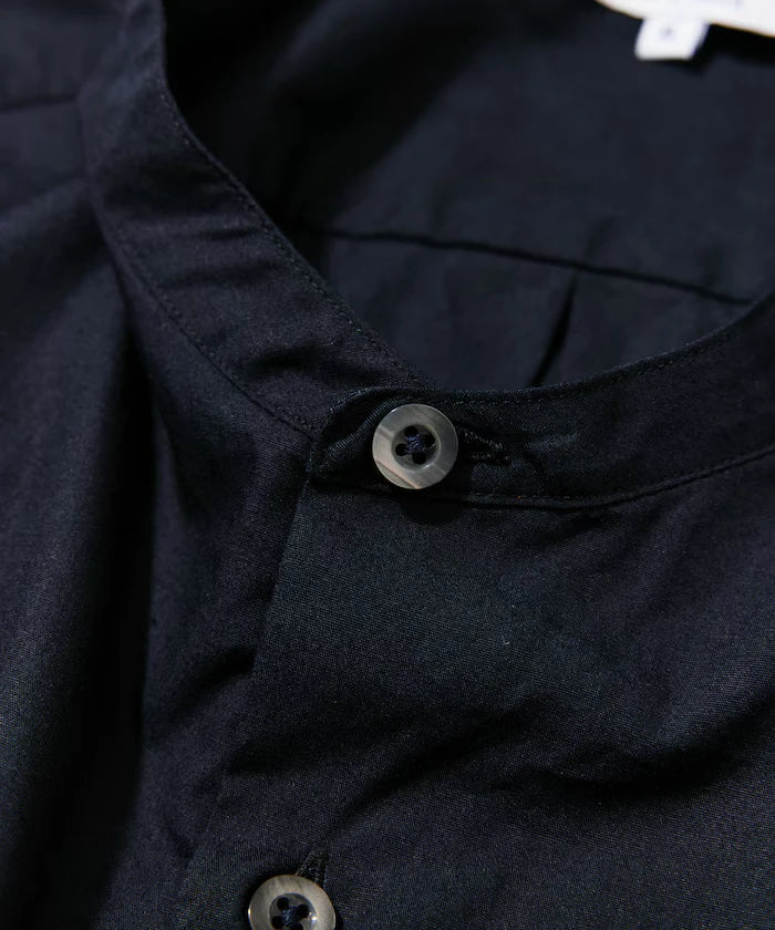 Broadcloth Band Collar Shirt
