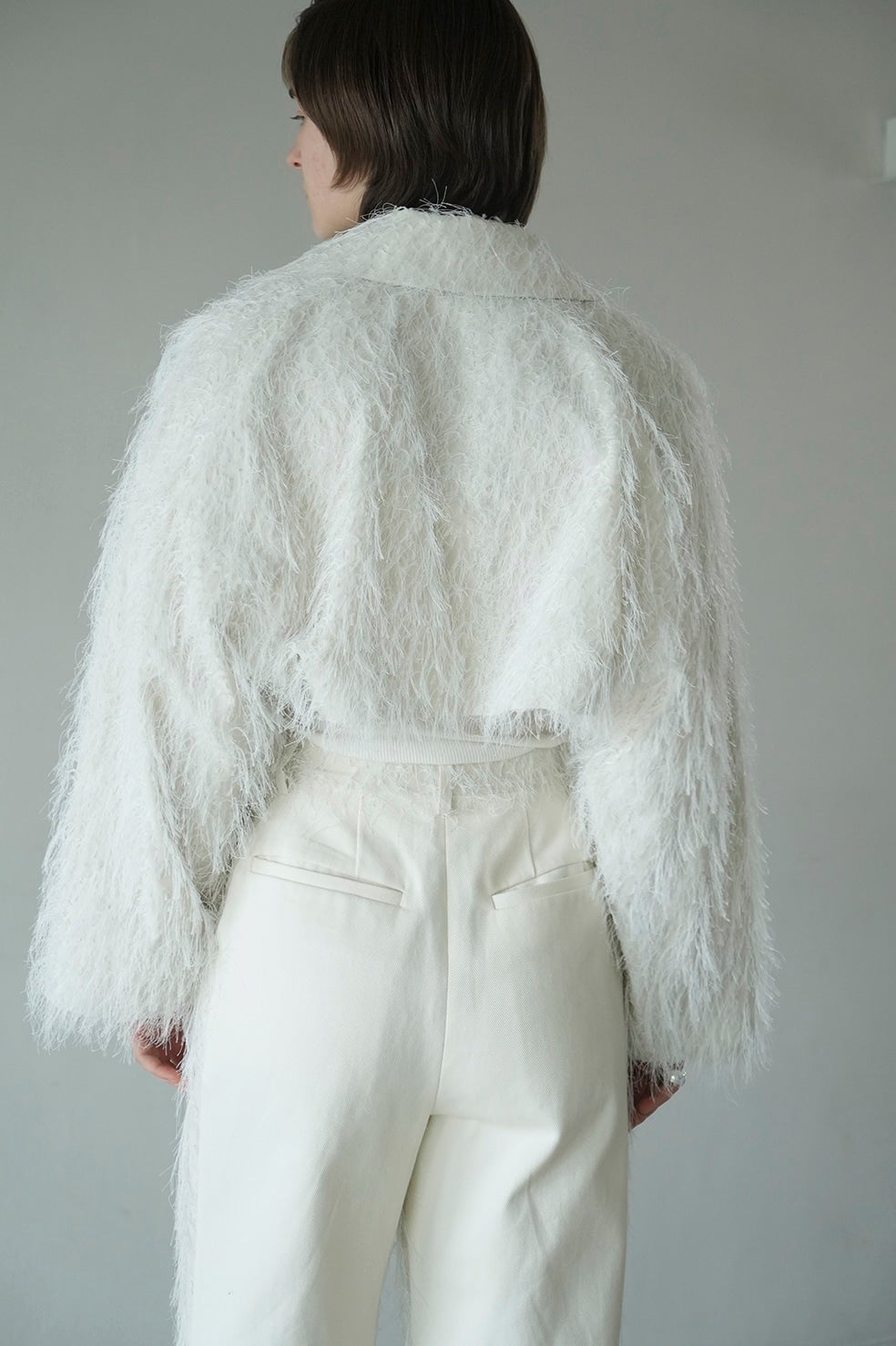FRINGE SHORT JACKET