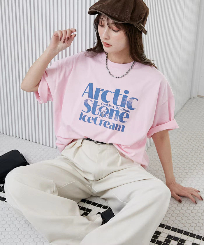 Love Pop Studio Ice Cream Shop Logo T-Shirt Limited Edition