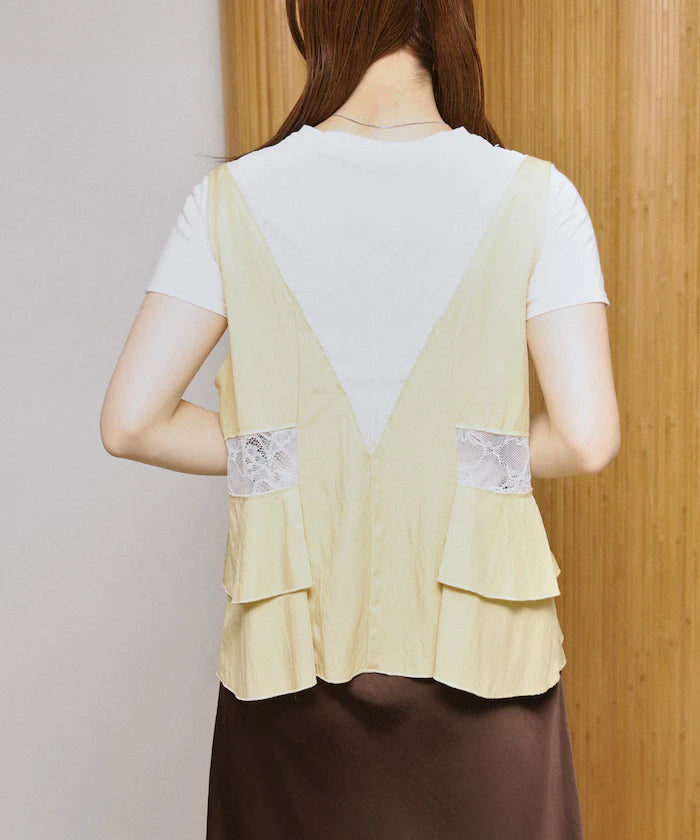 Switch Race Vintage Satin Ribbon Vest [Limited Release]
