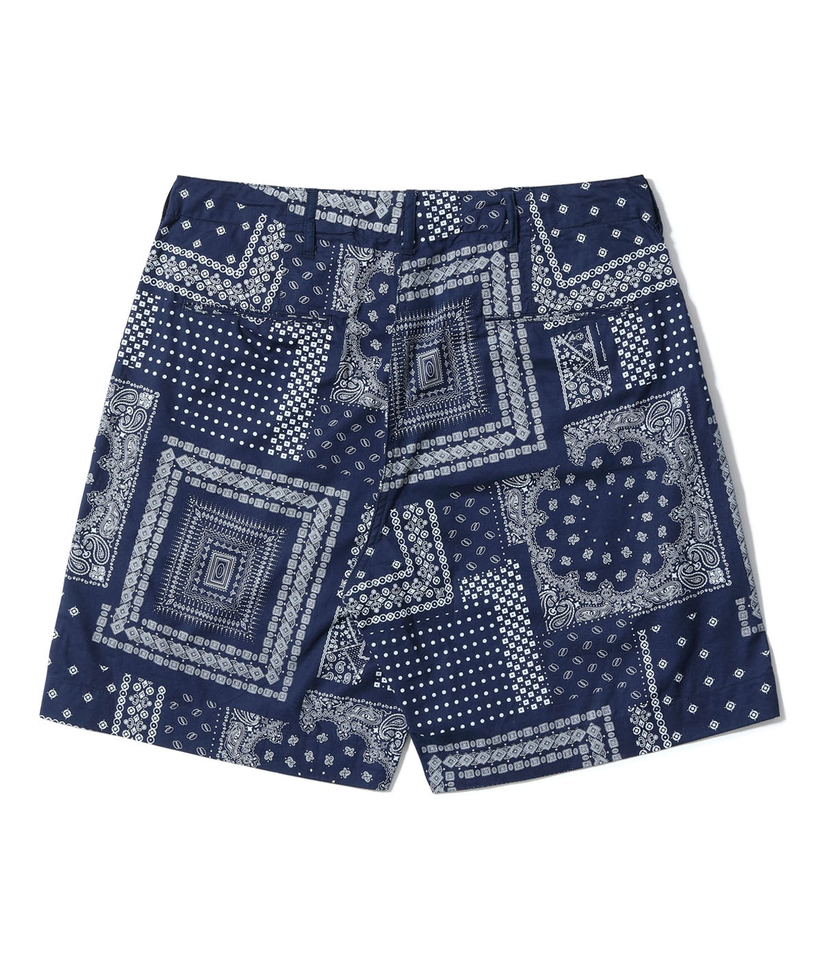NATIVE AMERICAN BANDANA PATCHWORK PRINT WORK SHORTS