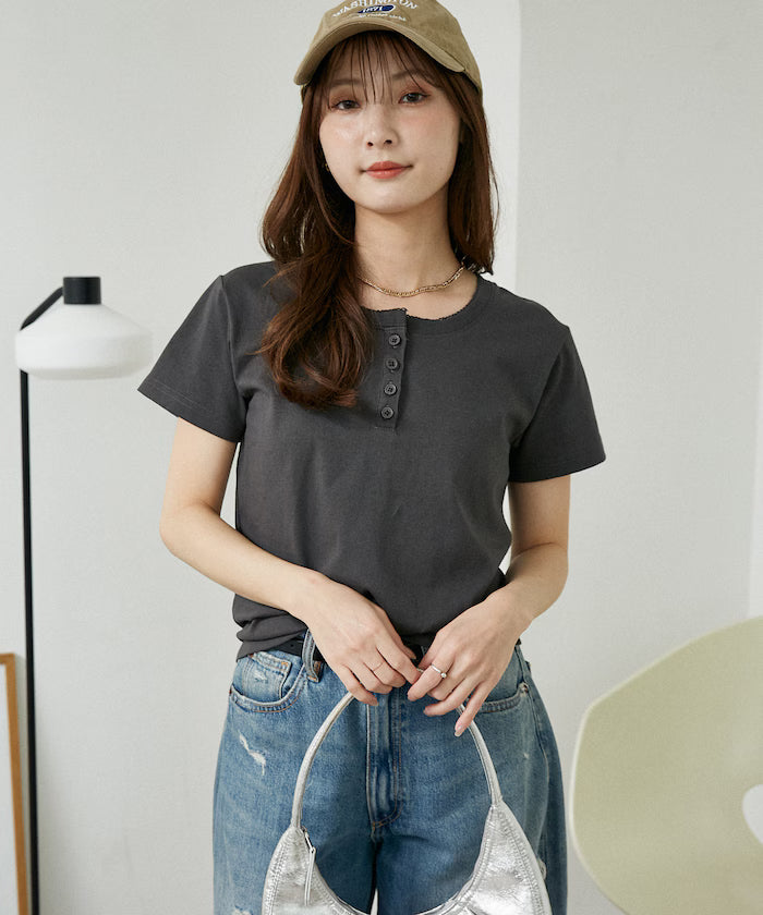 Picot Race Henry Neck T-Shirt Limited Edition