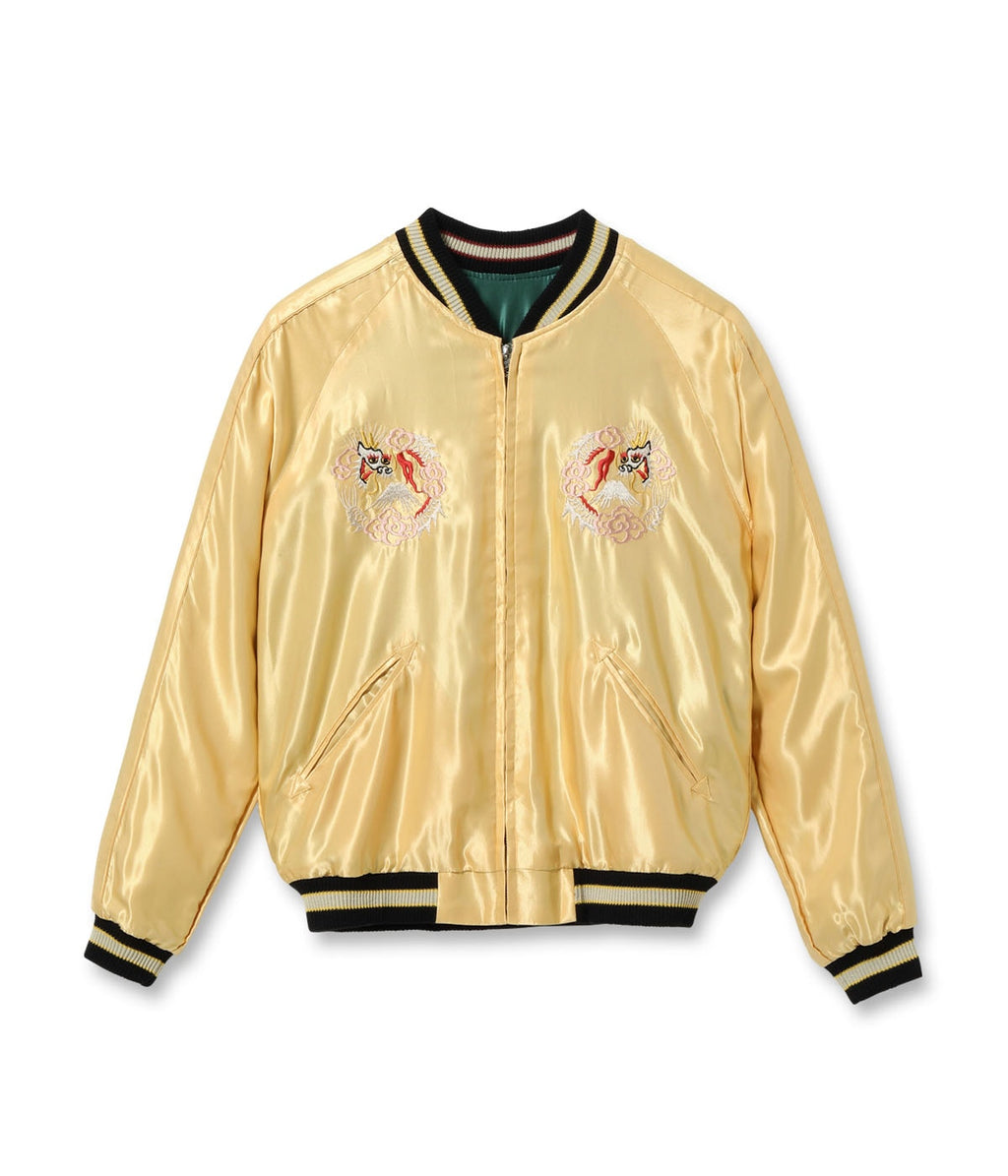 Early 1950s Style Acetate Souvenir Jacket “ROARING TIGER” × “JAPAN MAP”