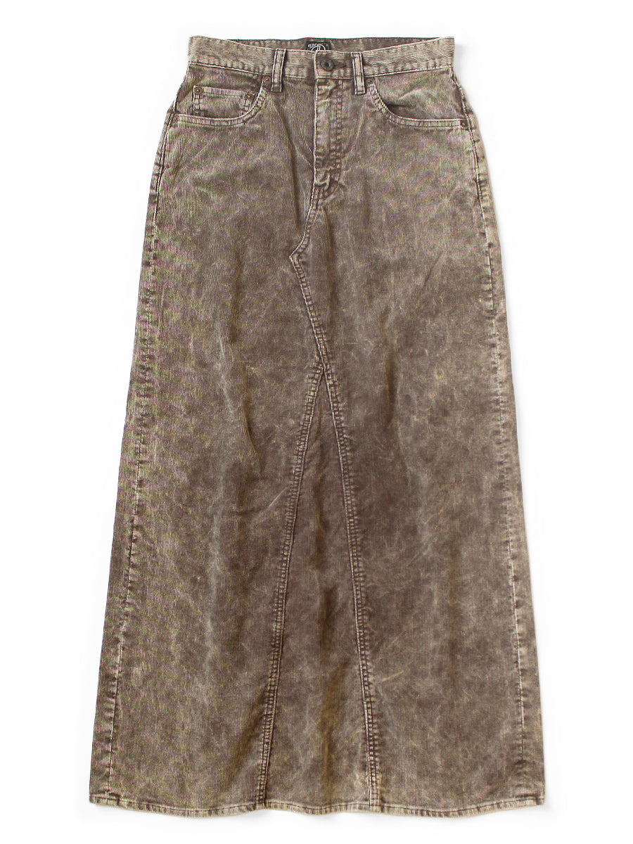 14W Corduroy Pencil Skirt (Dirty Dyed)