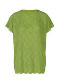 Wave Knit Stretch Pleats