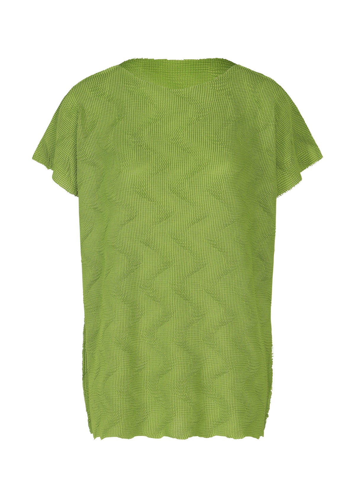Wave Knit Stretch Pleats