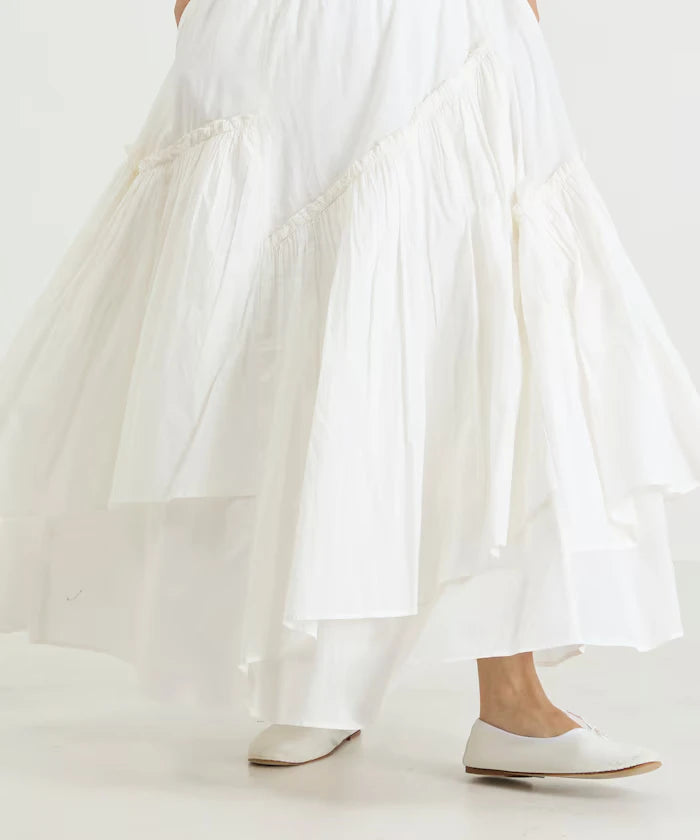 India Frill Maxi Gathered Skirt
