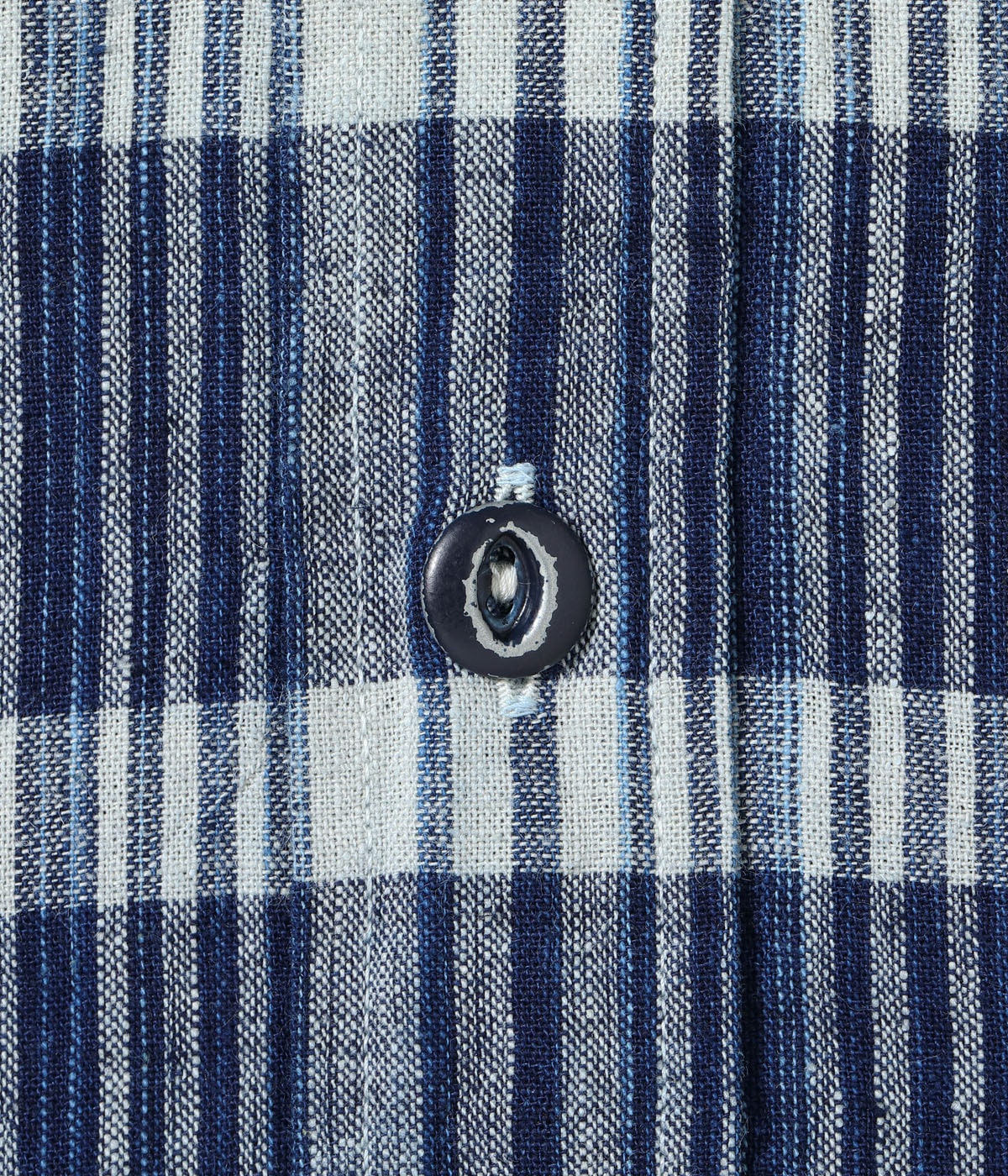 FICTION ROMANCE 5oz. INDIGO CHECK WORK SHIRT