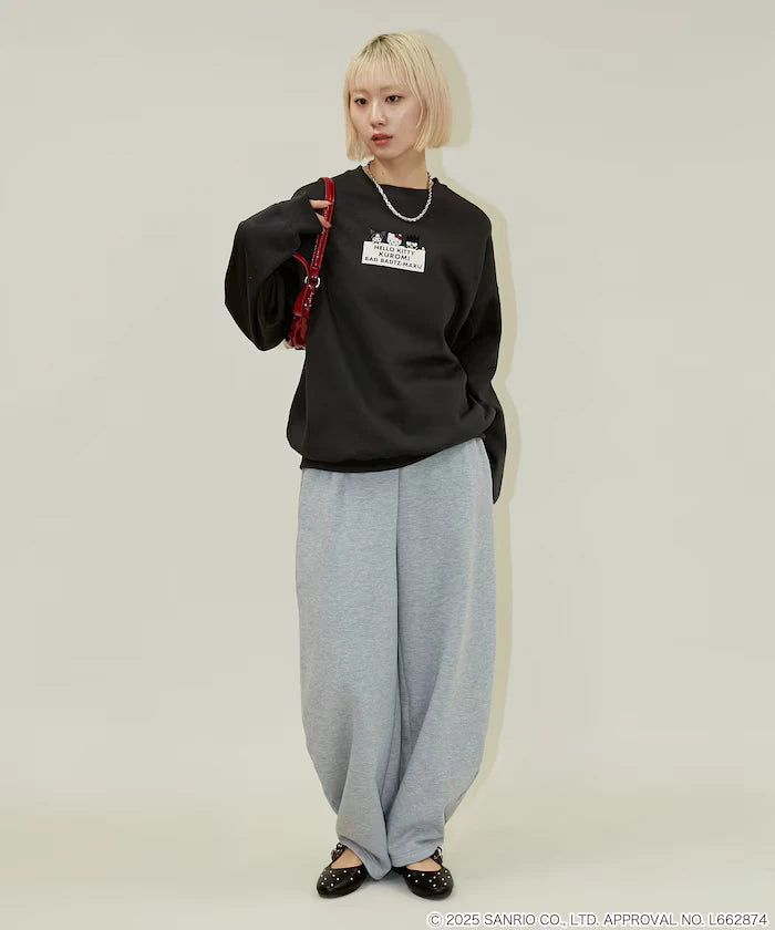 Brushed Back Sweat Curve Pants Limited Edition