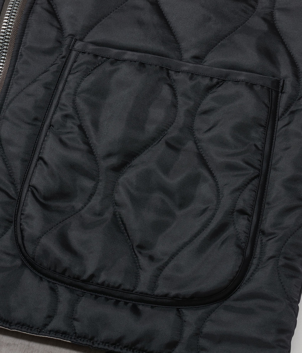 WILLIAM GIBSON COLLECTION BLACK LINE CREWMAN VEST (MOD.) REVERSIBLE