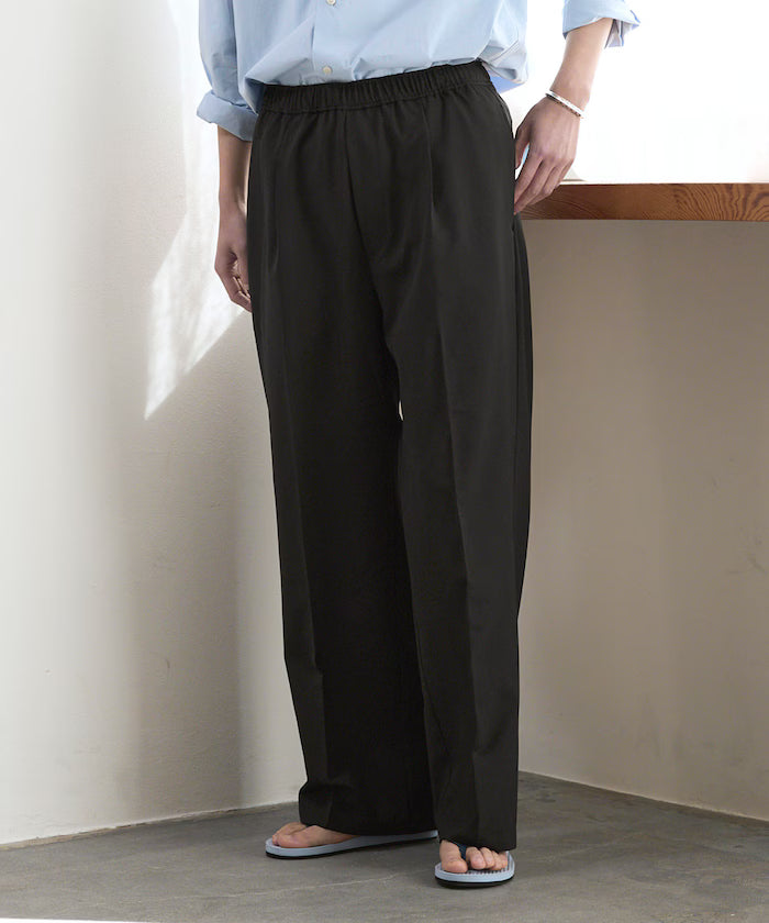 Functional Material Oversized CPO Shirt & Wide Easy Pants Setup / Washable / UV Cut / Quick Dry / Contact Cooling