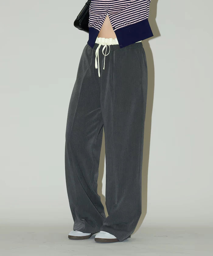 West Shearing Panel Easy Slacks Pants Limited Edition