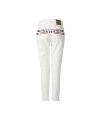 Box Logo Shirring Denim Pants