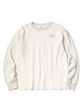 Waffle Jersey Small Flower pt 2TONE Long T (KAPITAL Embroidery)