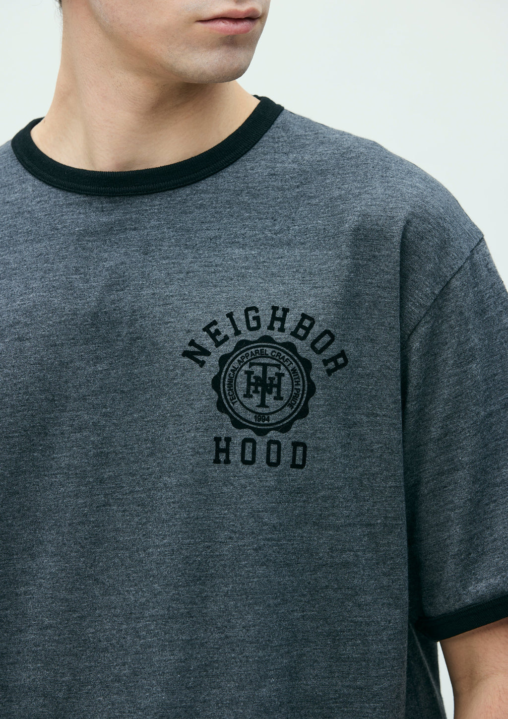 Heather Fabric Tee Ss