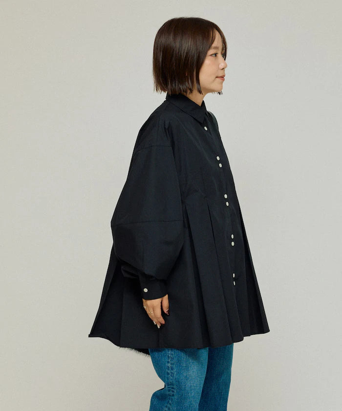 Box Stack Balloon Sleeve Long Sleeve Shirt