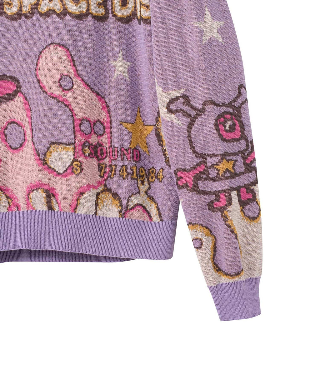 SPACE DISCO Jacquard Sweater