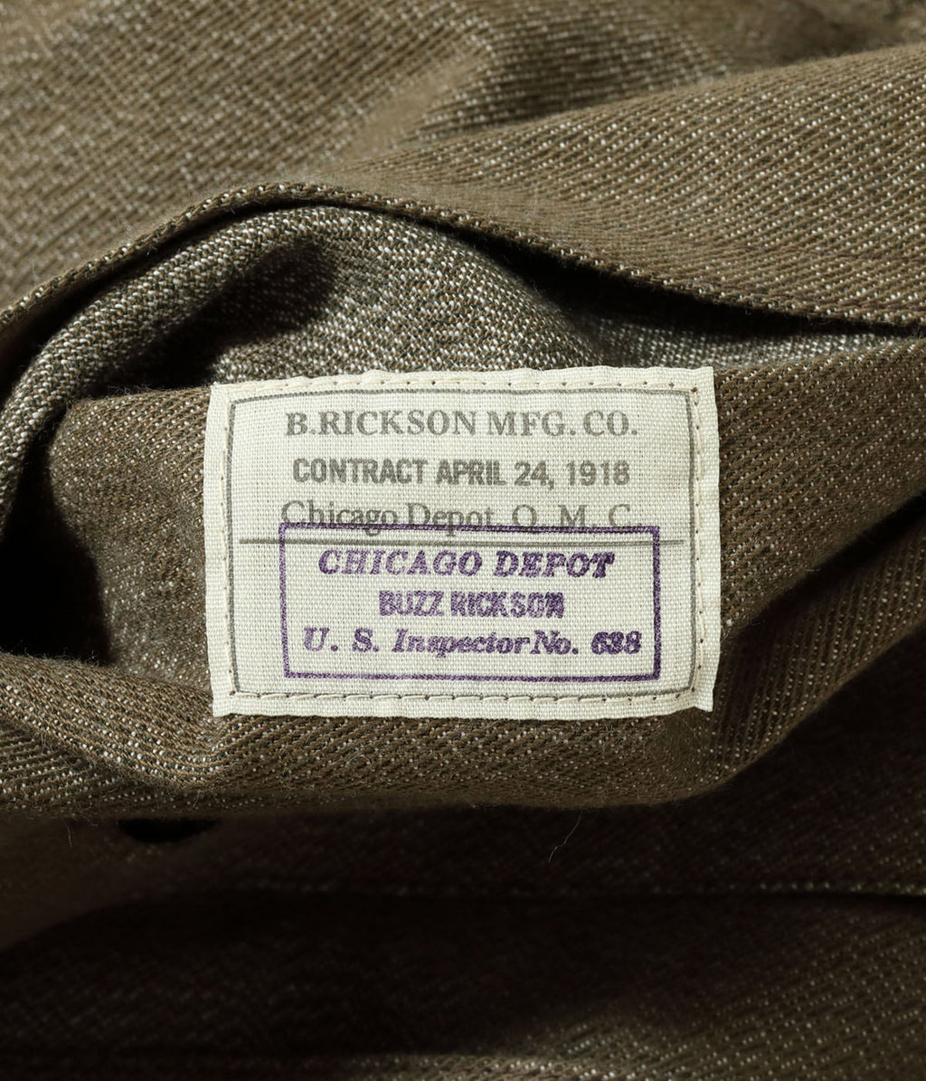 U.S. ARMY BROWN DENIM PULLOVER JACKET