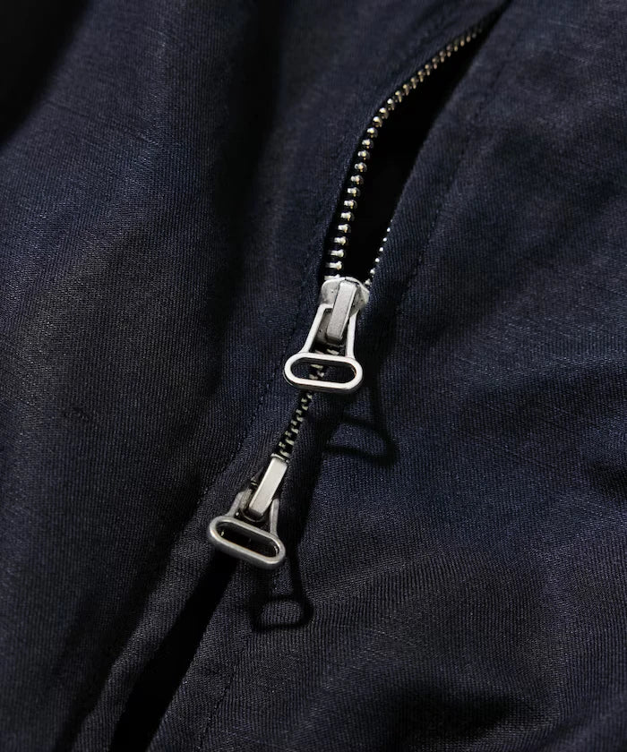 Cotton Linen Harrington Jacket