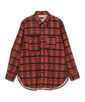 Engineered Garments Work Shirt - Cotton Printed Plaid Flannel