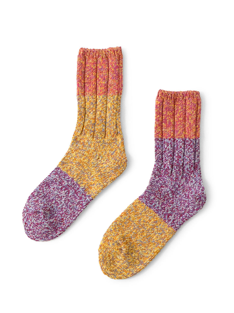 56 Asymmetrical Van Gogh Wood Socks