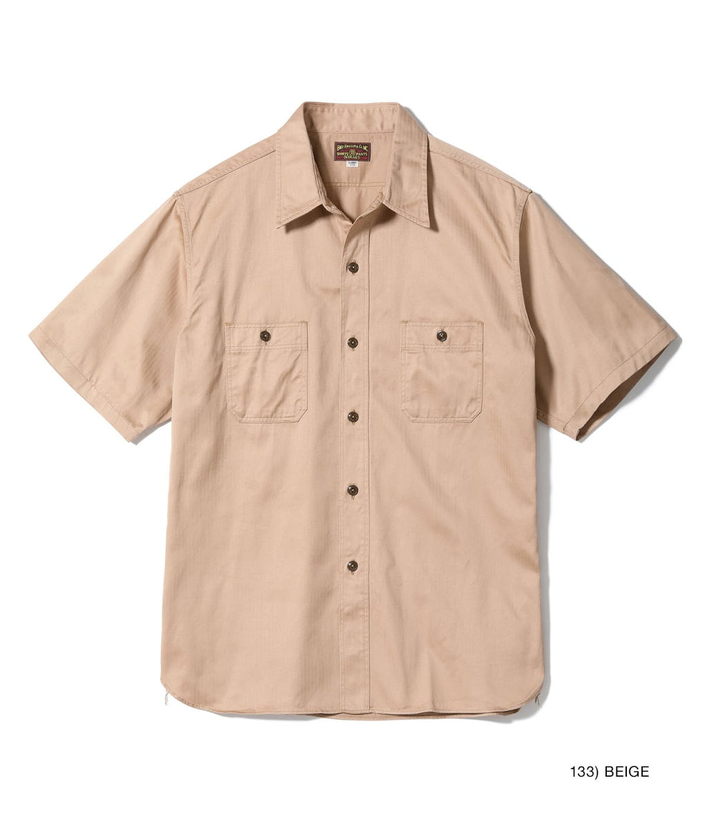 Herringbone Work Shirt (Short Sleeve)