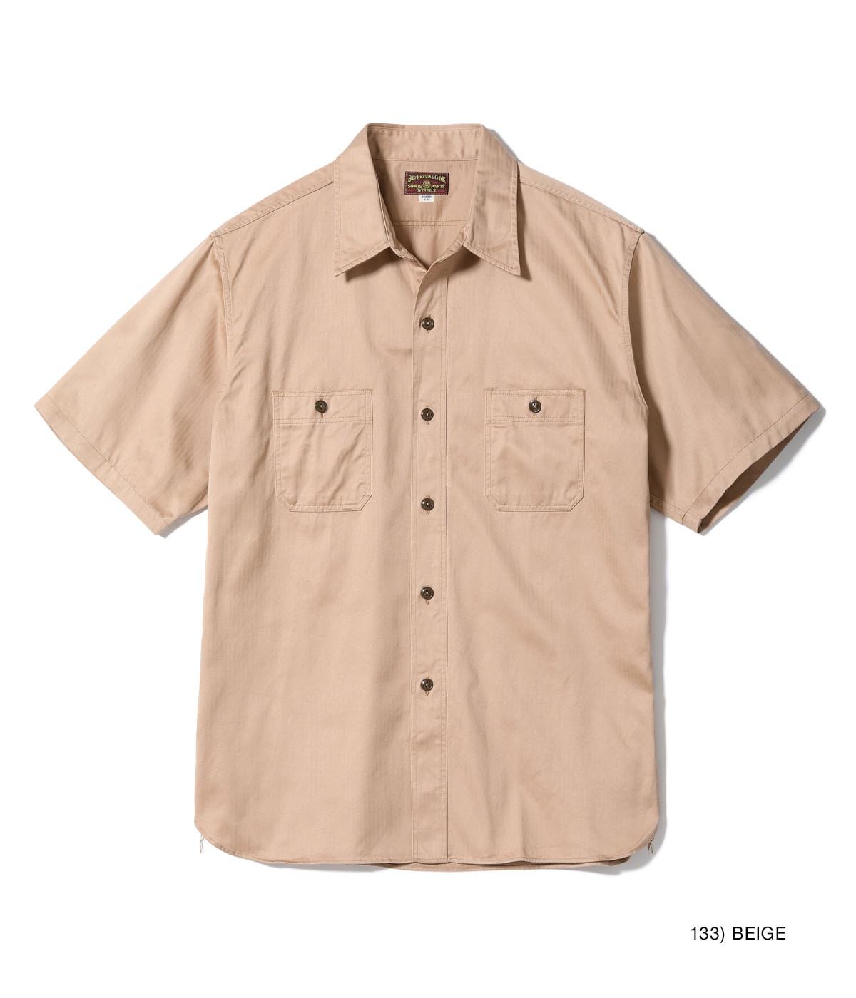 Herringbone Work Shirt (Short Sleeve)