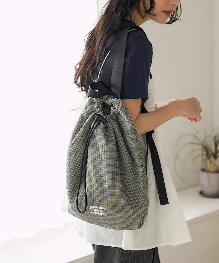 BetterDays Studio × FREAK'S STORE Packable Check Mini Bag